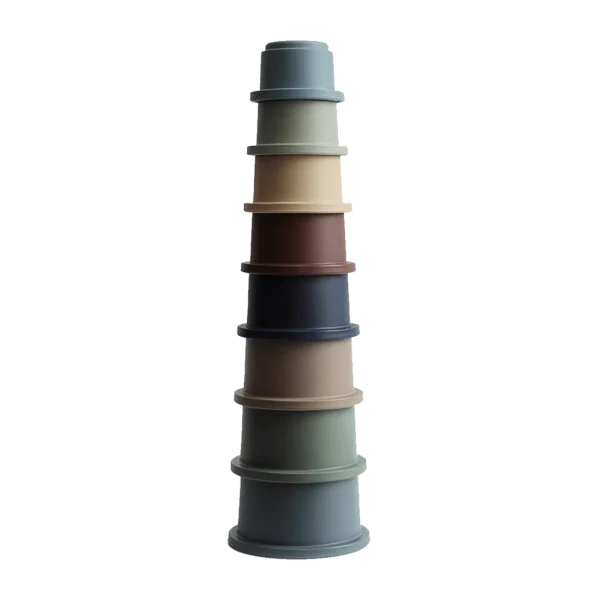 Mushie Stapeltoren - Stacking Cups - Forest -