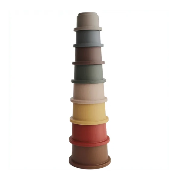 Mushie Stapeltoren - Stacking Cups - Retro